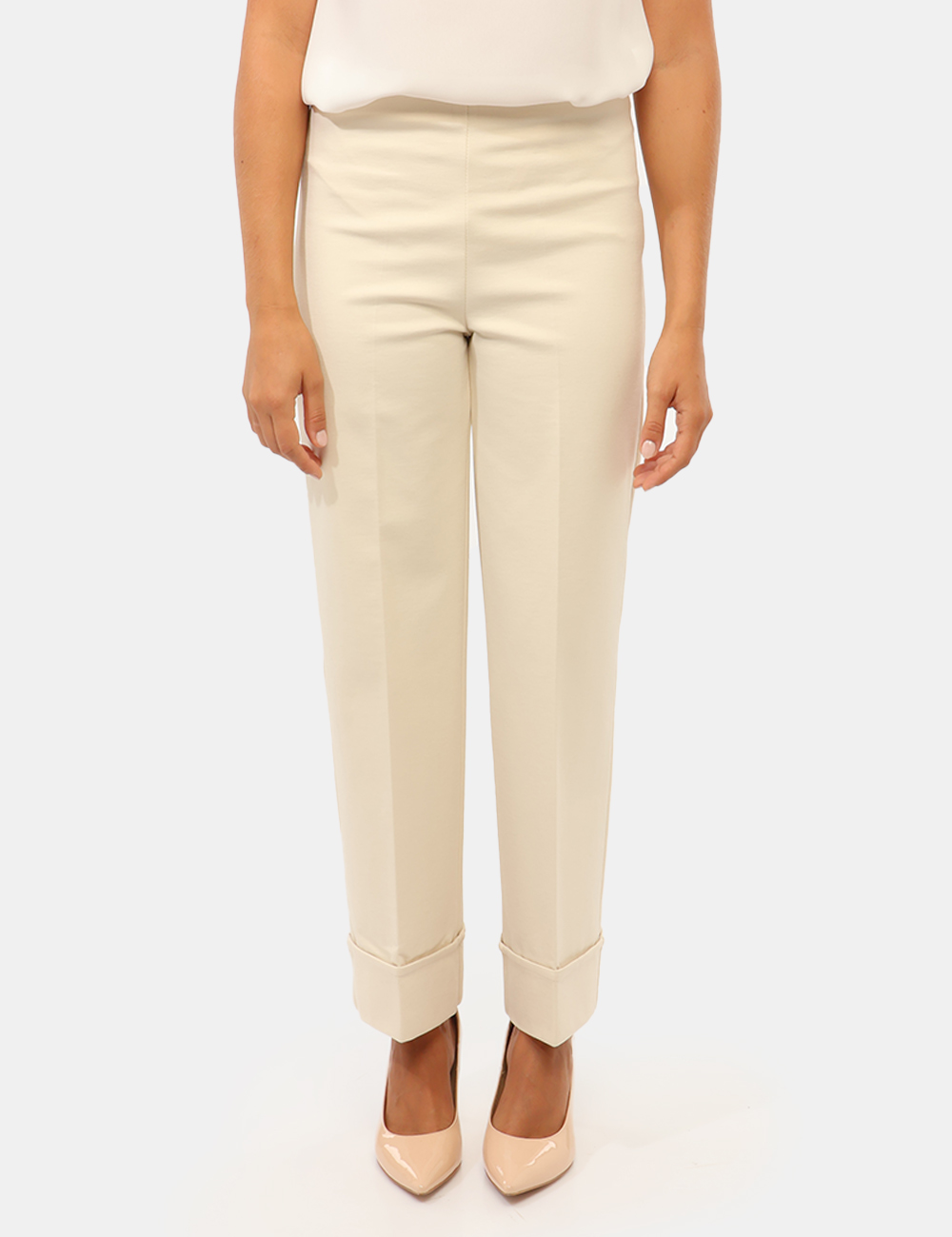 F646YBGP9380-OC_LANA_AI26_4 Pantalone Rue De Clerie Bianco - Pantalone RUE DE CLERIE Bianco da donna Il Pantalone RUE DE CLERIE Bianco da donna è un mod