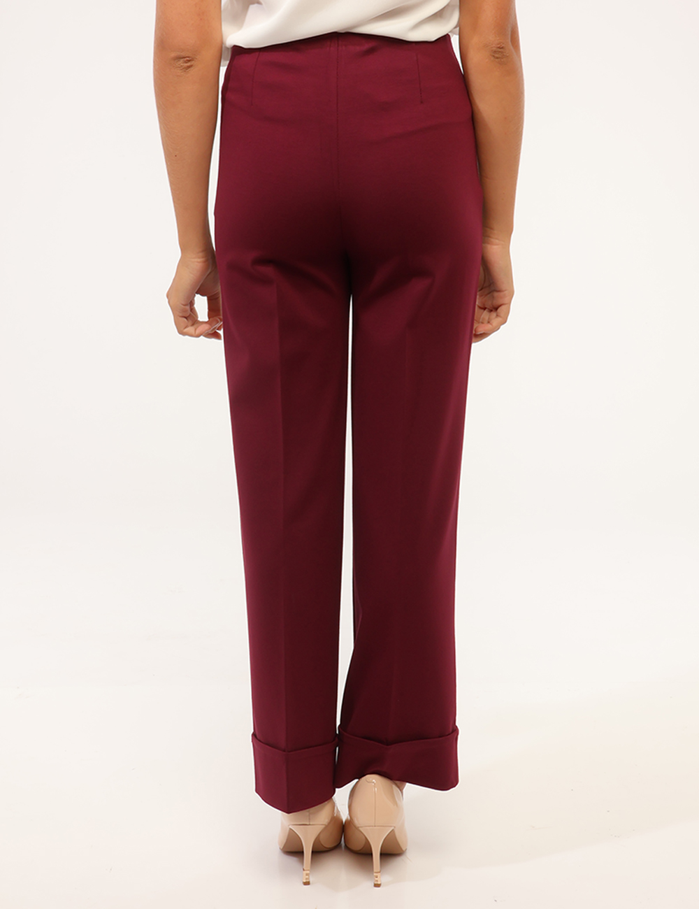 F646YBGP9380-OC_VINO_AI26_2 Pantalone Rue De Clerie Bordeaux - Pantalone RUE DE CLERIE Bordeaux da donna Il Pantalone RUE DE CLERIE Bordeaux da donna è
