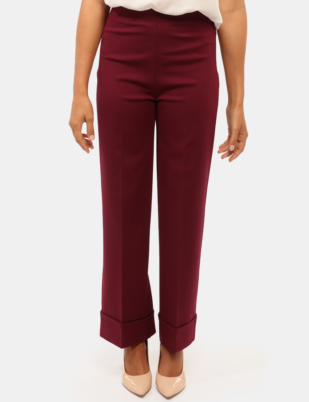 F646YBGP9380-OC_VINO_AI26_5 Pantalone Rue De Clerie Bordeaux - Pantalone RUE DE CLERIE Bordeaux da donna Il Pantalone RUE DE CLERIE Bordeaux da donna è