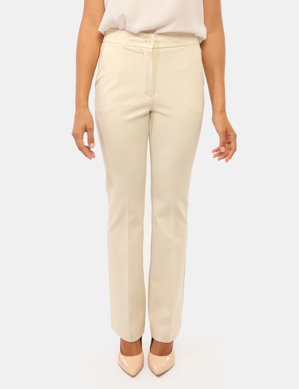 F646YBGP9383-OC_LANA_AI26_5 Pantalone Rue De Clerie Bianco - Pantalone RUE DE CLERIE Bianco da donna Il Pantalone RUE DE CLERIE Bianco da donna è un mod