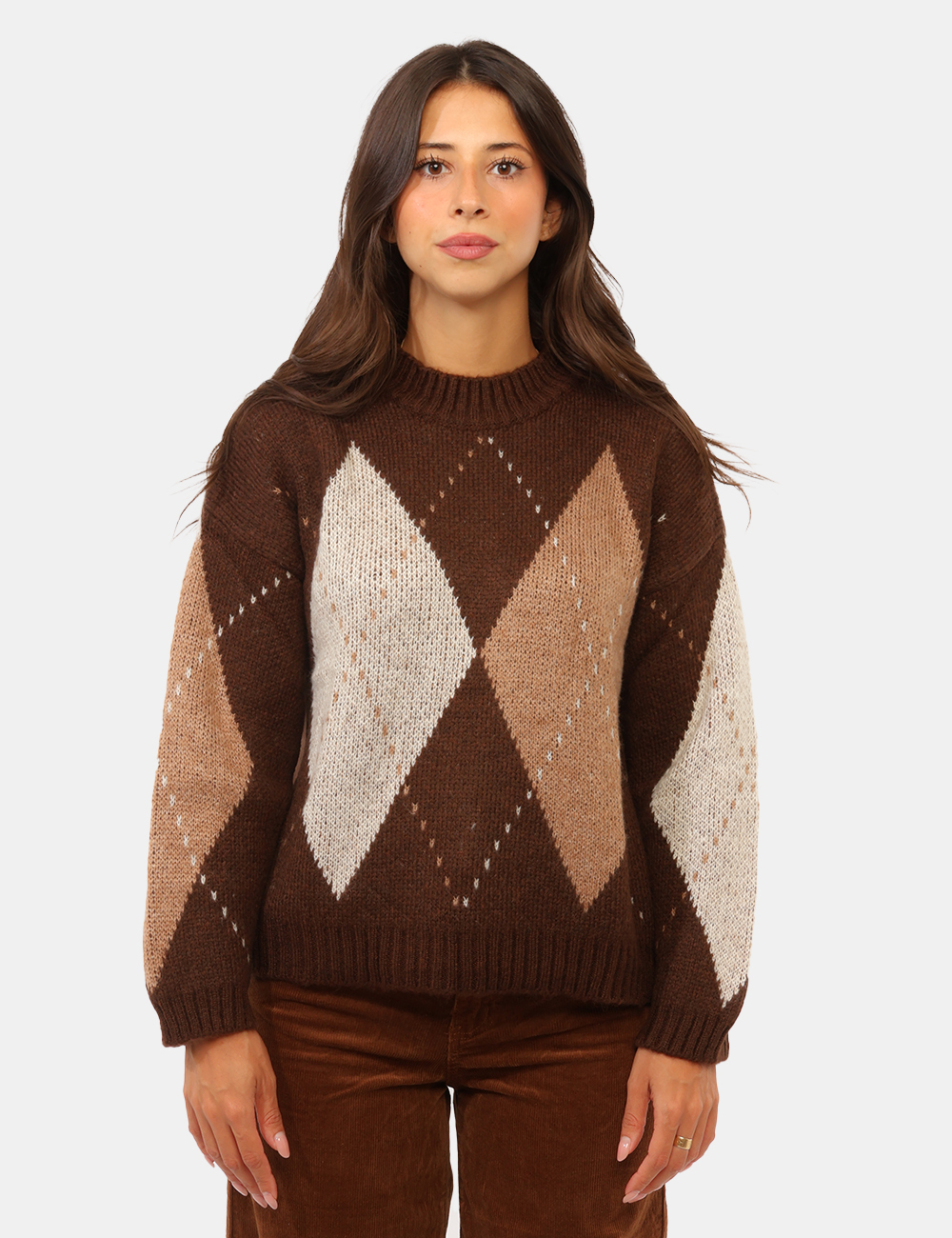 F761YBG8859-OC_CIOCCOLATO-F_AI26_6 Maglia Rue De Clerie Marrone - Maglia RUE DE CLERIE Marrone da donna La Maglia RUE DE CLERIE Marrone da donna è un capo dal
