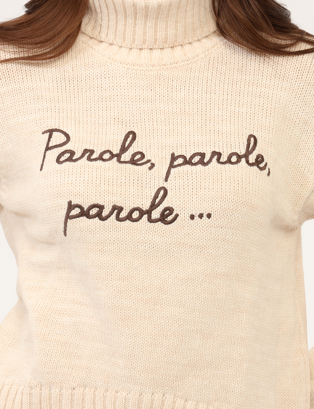 F761YBG8898-OC_LANA-CIOCCOLATO_AI26_3 Maglia Rue De Clerie Beige - Maglia RUE DE CLERIE Beige da donna La Maglia RUE DE CLERIE Beige da donna è un capo versatile