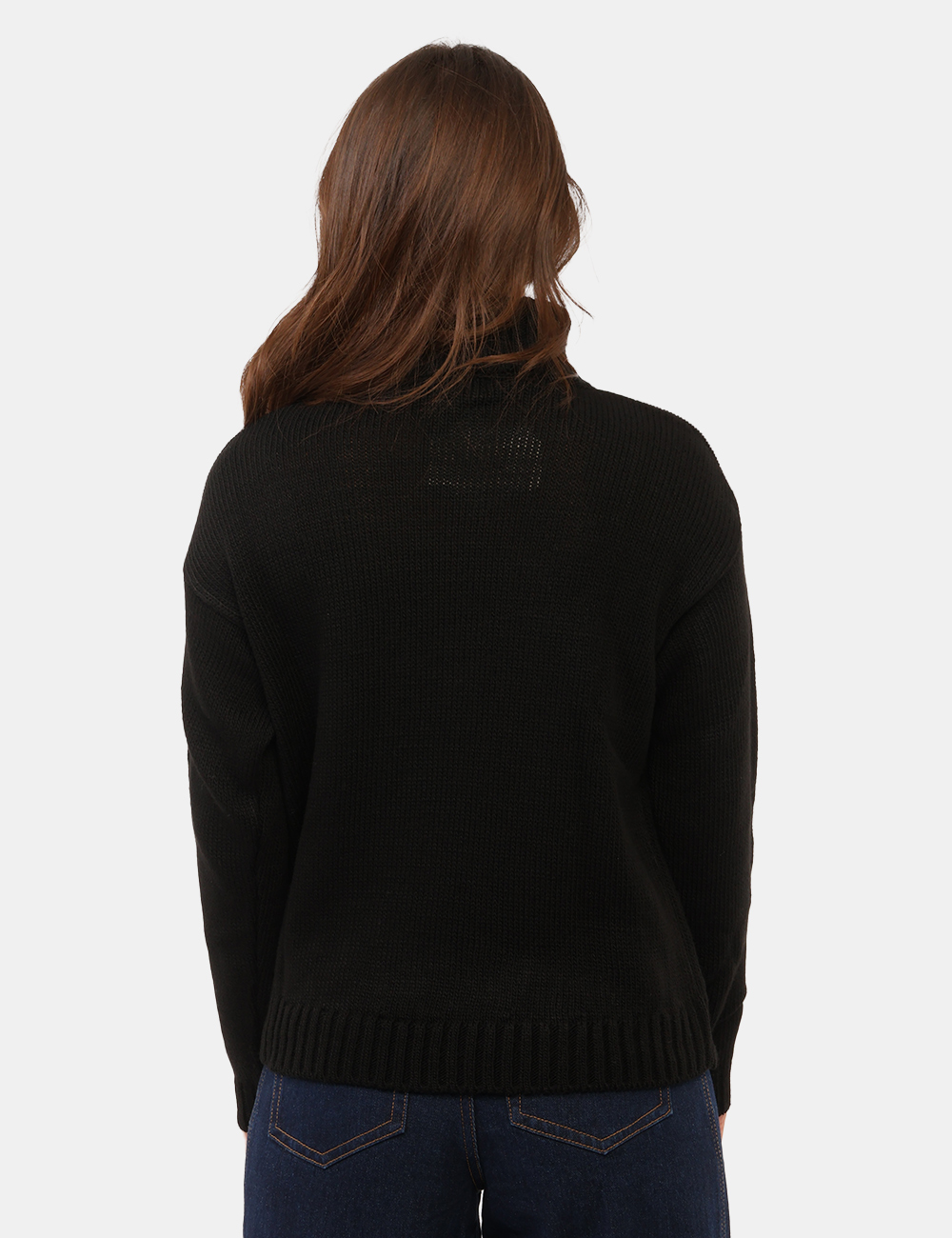 F761YBG8920-OC_NERO-LANA_AI26_2 Maglia Rue De Clerie Nero - Maglia RUE DE CLERIE nero da donna La Maglia RUE DE CLERIE nero da donna è un capo vivace e cont