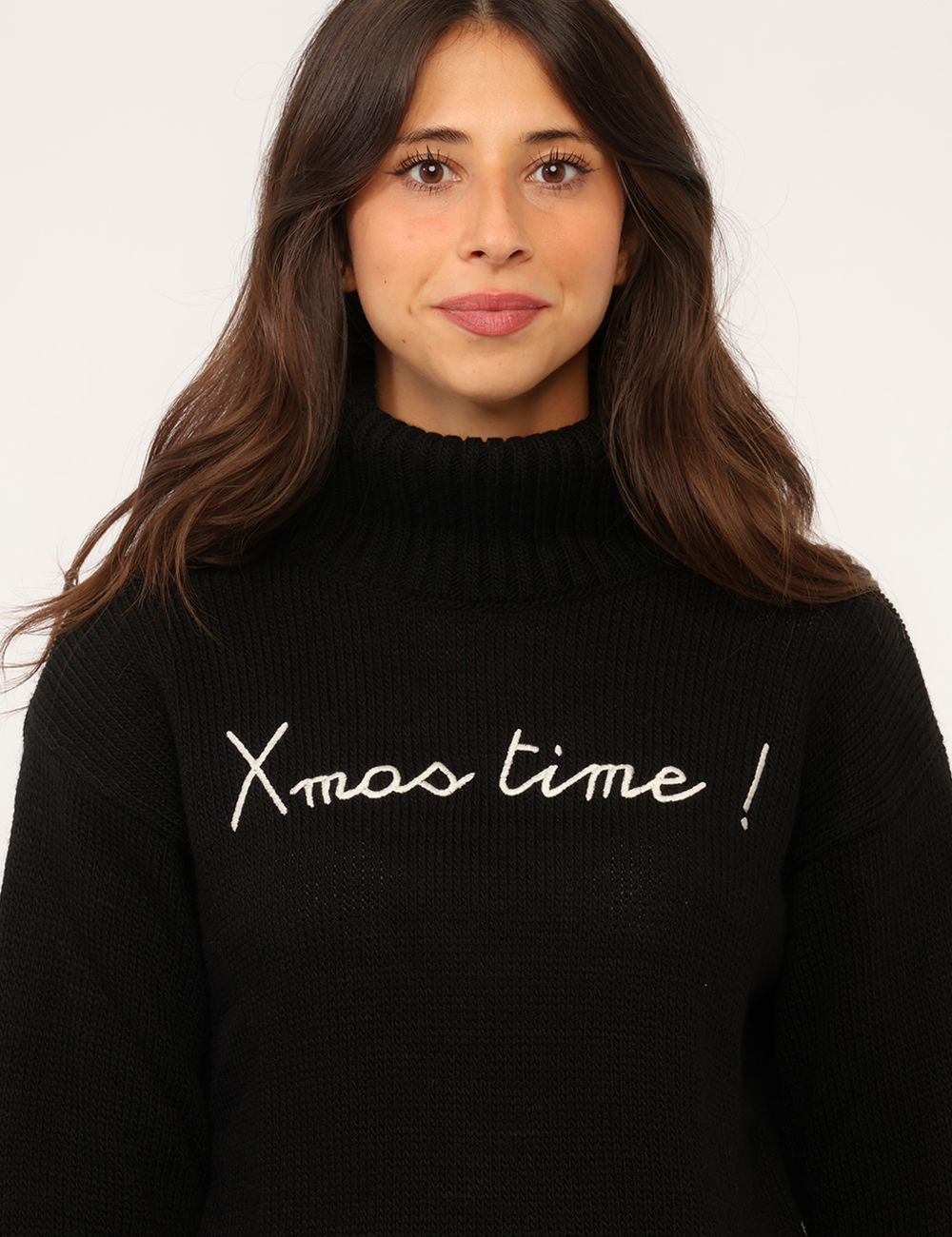 F761YBG8920-OC_NERO-LANA_AI26_4 Maglia Rue De Clerie Nero - Maglia RUE DE CLERIE nero da donna La Maglia RUE DE CLERIE nero da donna è un capo vivace e cont