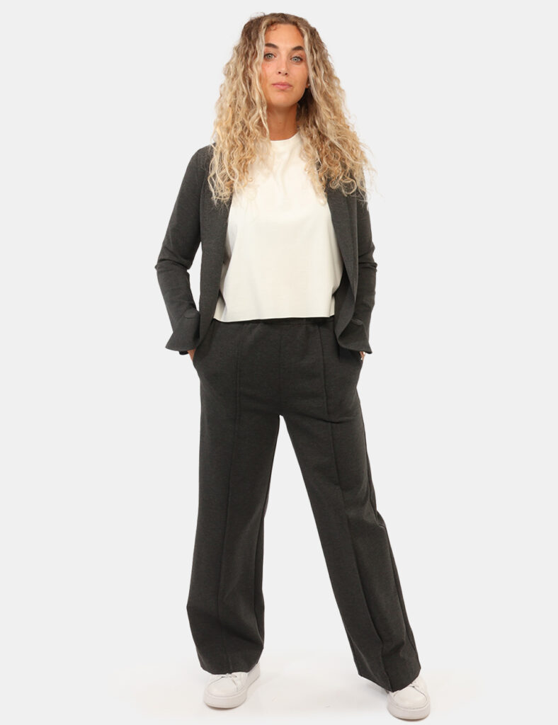 Abbigliamento donna scontato - Pantalone Rue De Clerie Grigio