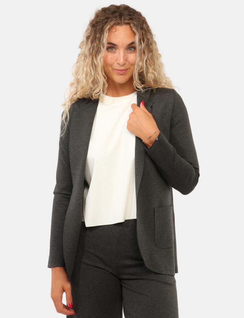 Abbigliamento donna scontato - Blazer Rue De Clerie Grigio