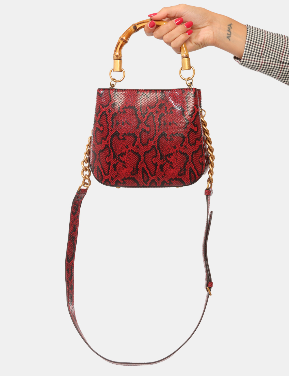 HWKP95-15010-AOB_RED_AI26_4 Borsa Guess Rossa - Borsa Guess Rossa da donna La Borsa GUESS Rossa da donna è un accessorio dal carattere deciso e femminil