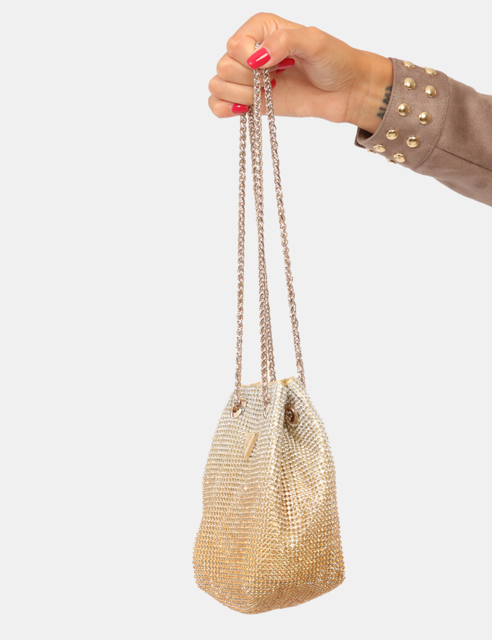HWOR93-50750-AOB_GOLD_AI26_4 Borsa Guess Beige - Borsa Guess Beige da donna La Borsa GUESS Beige da donna è un accessorio originale e luminoso, pensato p