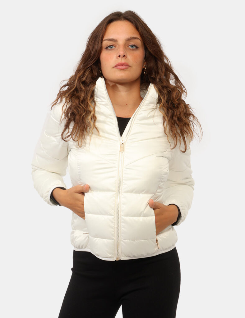 Abbigliamento donna scontato - Piumino Yes Zee Bianco