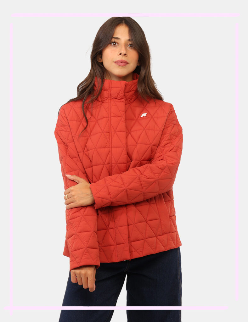 Abbigliamento donna scontato - Piumino K-Way Rosso tg.S
