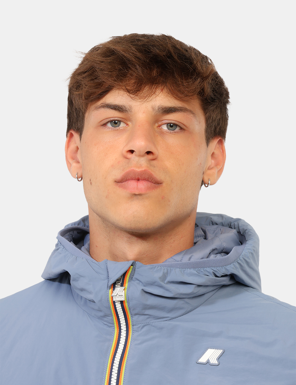 K2136DW-P-CC_AZZURRO_AI26_6 Piumino K-Way Azzurro tg.L - Piumino K-WAY Azzurro da uomoIl Piumino K-WAY Azzurro da uomo è la soluzione ideale per affront