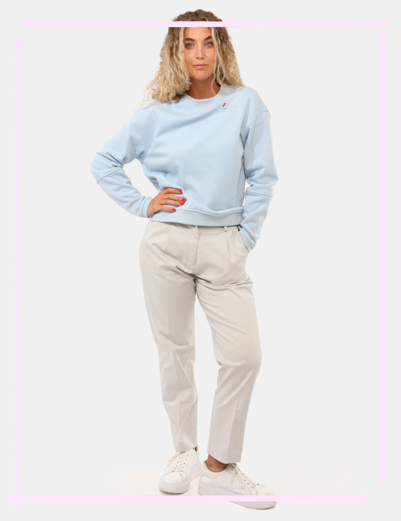 Abbigliamento donna scontato - Pantalone K-Way Grigio tg.40