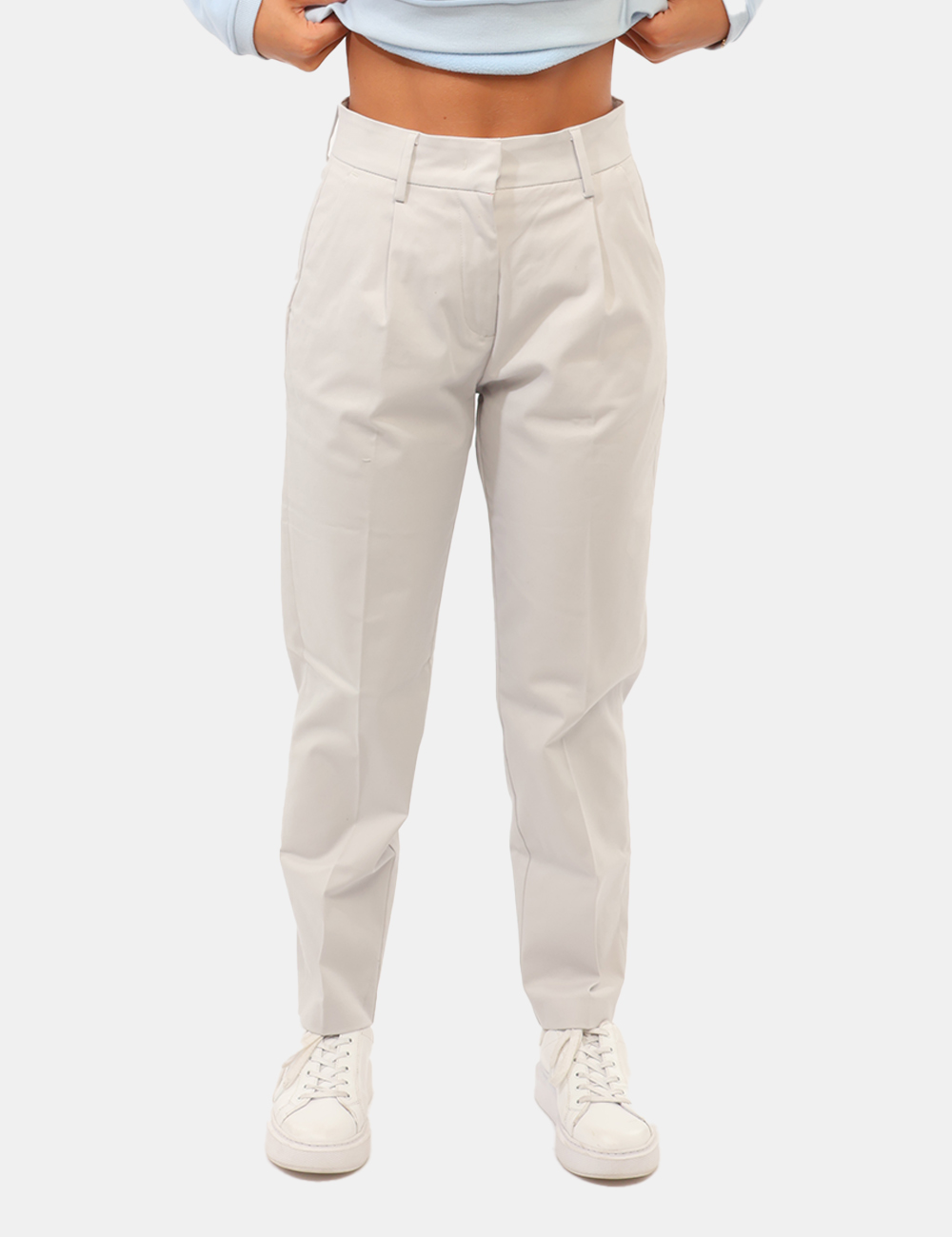 K21479W-P-CC_GRIGIO_AI26_5 Pantalone K-Way Grigio tg.40 - Pantalone K-WAY Grigio da donnaIl Pantalone K-WAY Grigio da donna è un capo versatile e conte