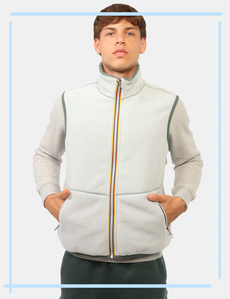 Gilet K-Way Verde tg.L