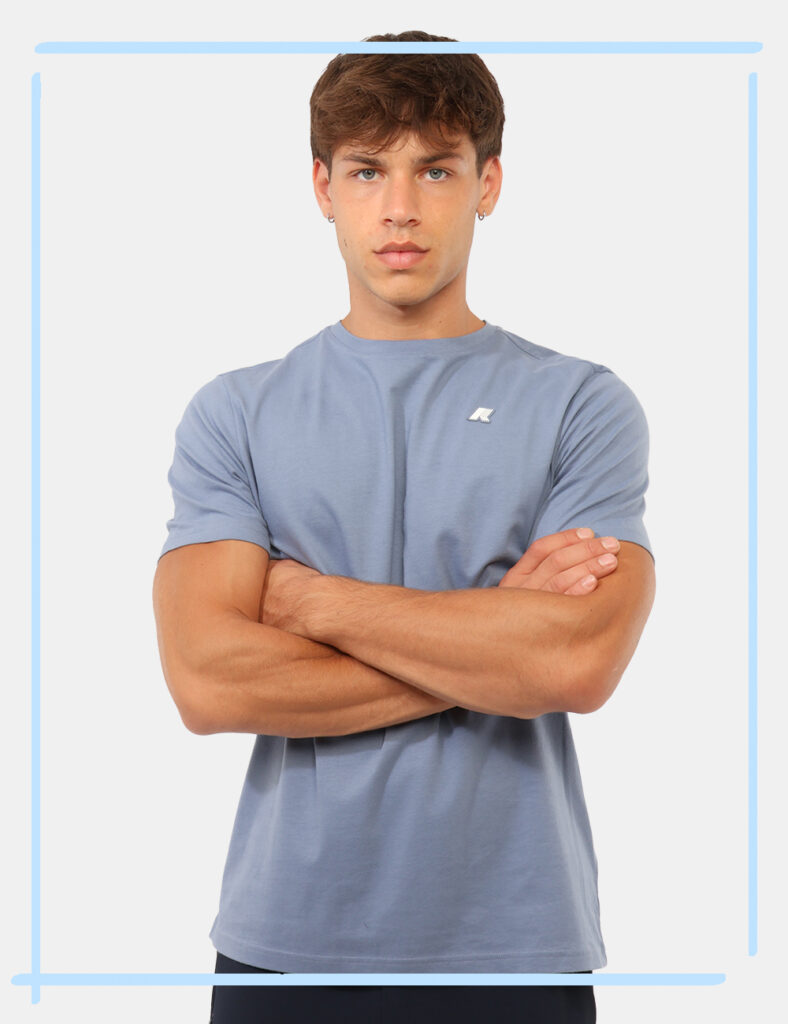 T-shirt K-Way Azzurra tg.L