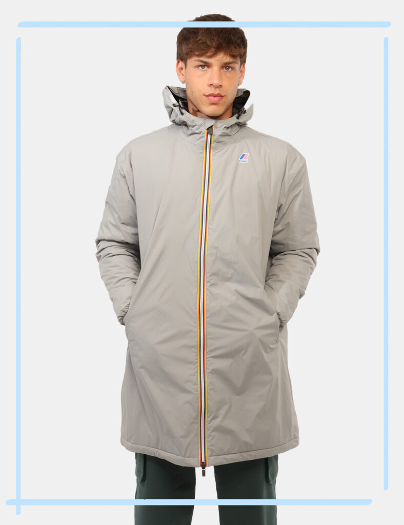 Piumino K-Way Grigio tg.L