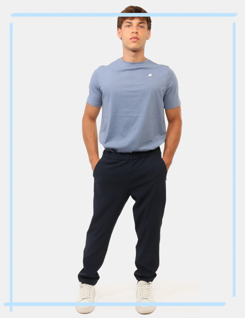 Pantalone K-Way Blu tg.L