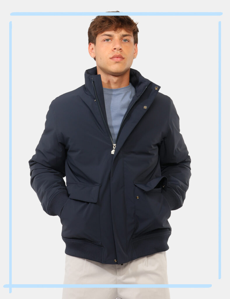 Piumino K-Way Blu tg.L