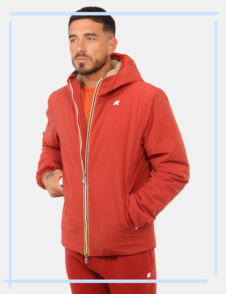 Piumino K-Way Rosso tg.L