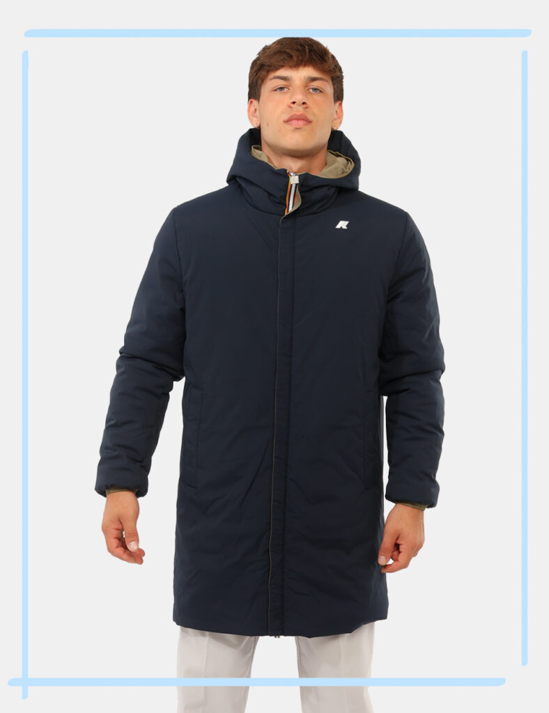 Piumino K-Way Verde tg.L