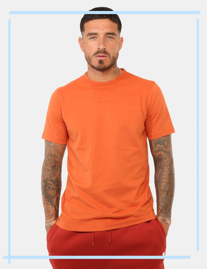 T-shirt K-Way Arancione tg.L