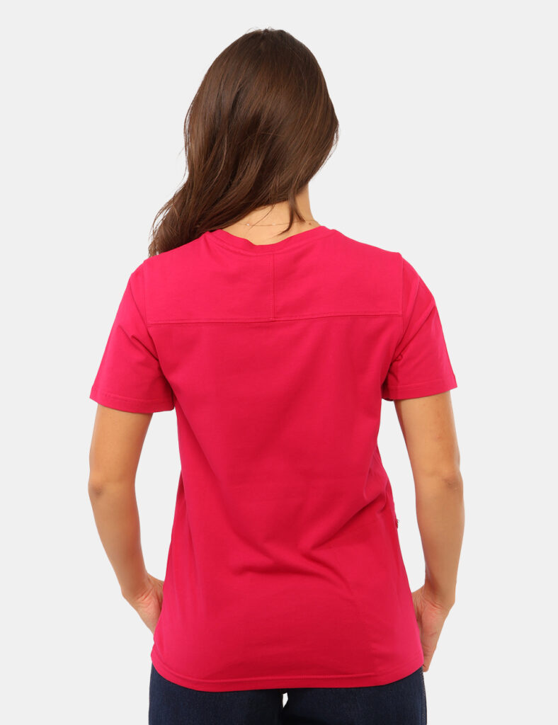 Abbigliamento donna scontato - T-shirt K-Way Fucsia tg.S