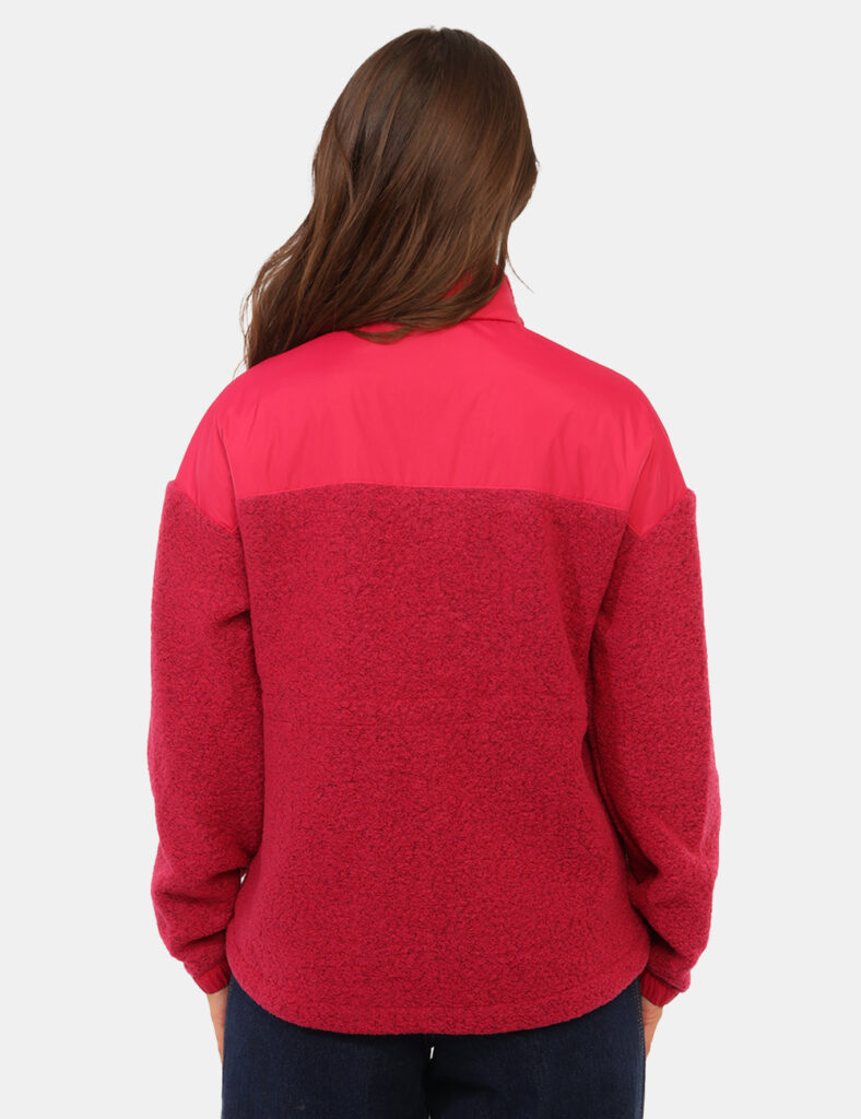 Abbigliamento donna scontato - Felpa K-Way Fucsia tg.S