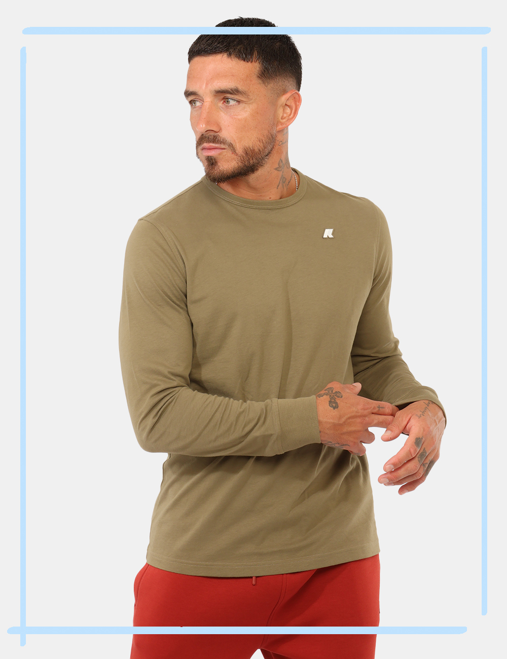 K8136DW-P-CC_VERDE_AI26_1 T-shirt K-Way Verde tg.L - T-shirt K-WAY Verde da uomoLa T-shirt K-WAY Verde da uomo è un capo versatile pensato per chi ama