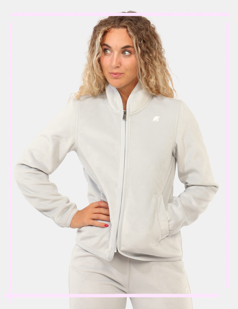 Abbigliamento donna scontato - Felpa K-Way Grigia tg.S