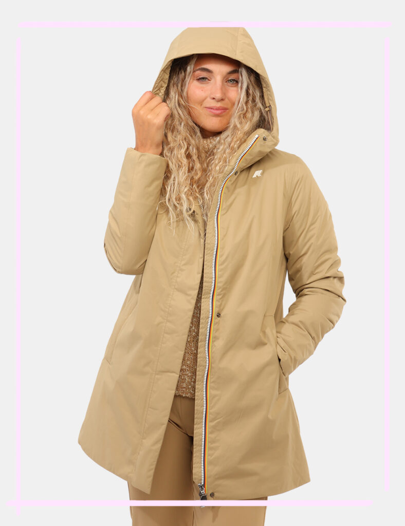 Abbigliamento donna scontato - Piumino K-Way Beige tg.S