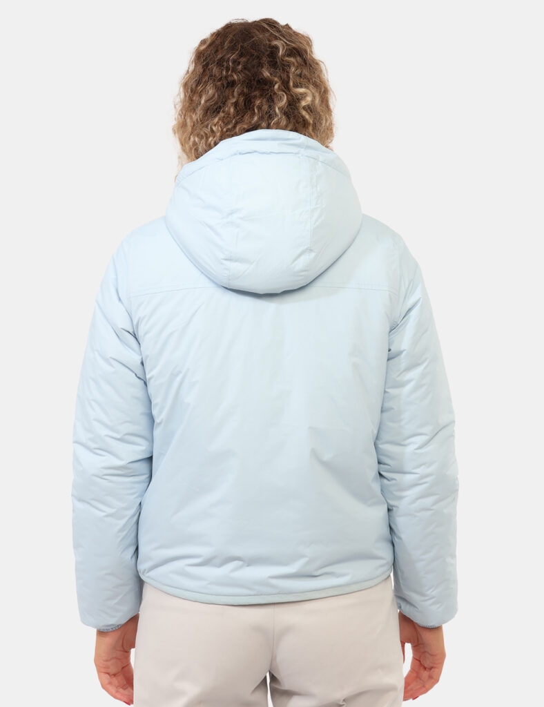 Abbigliamento donna scontato - Piumino K-Way Azzurro tg.S