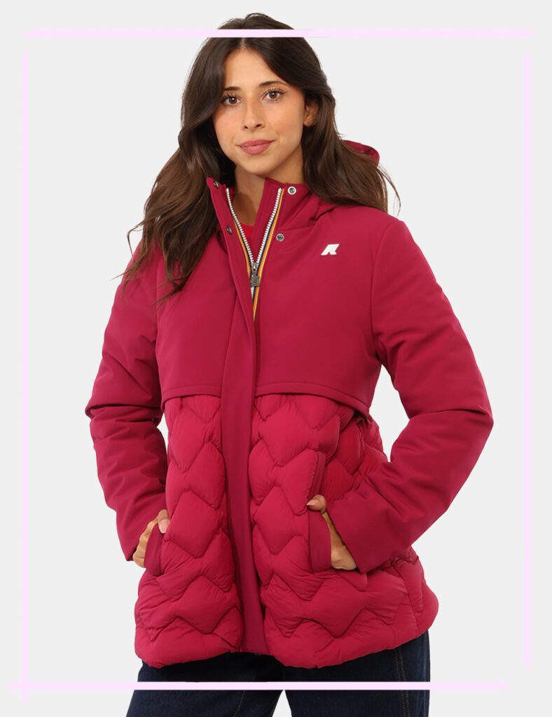 Abbigliamento donna scontato - Piumino K-Way Fucsia tg.S