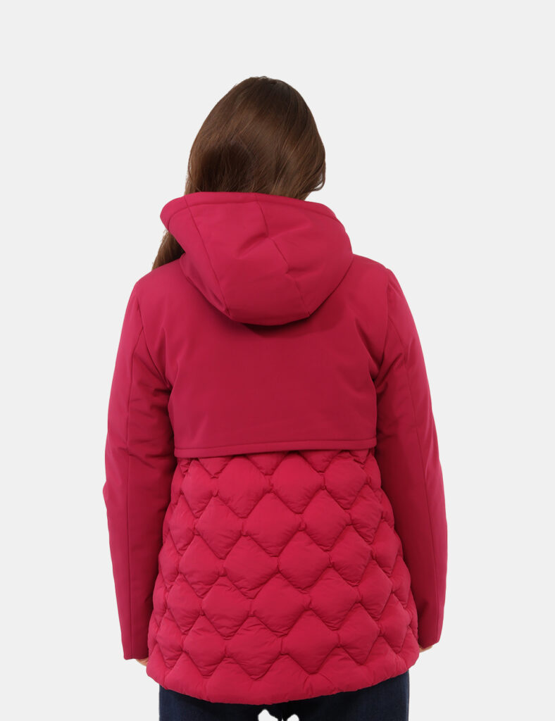 Abbigliamento donna scontato - Piumino K-Way Fucsia tg.S