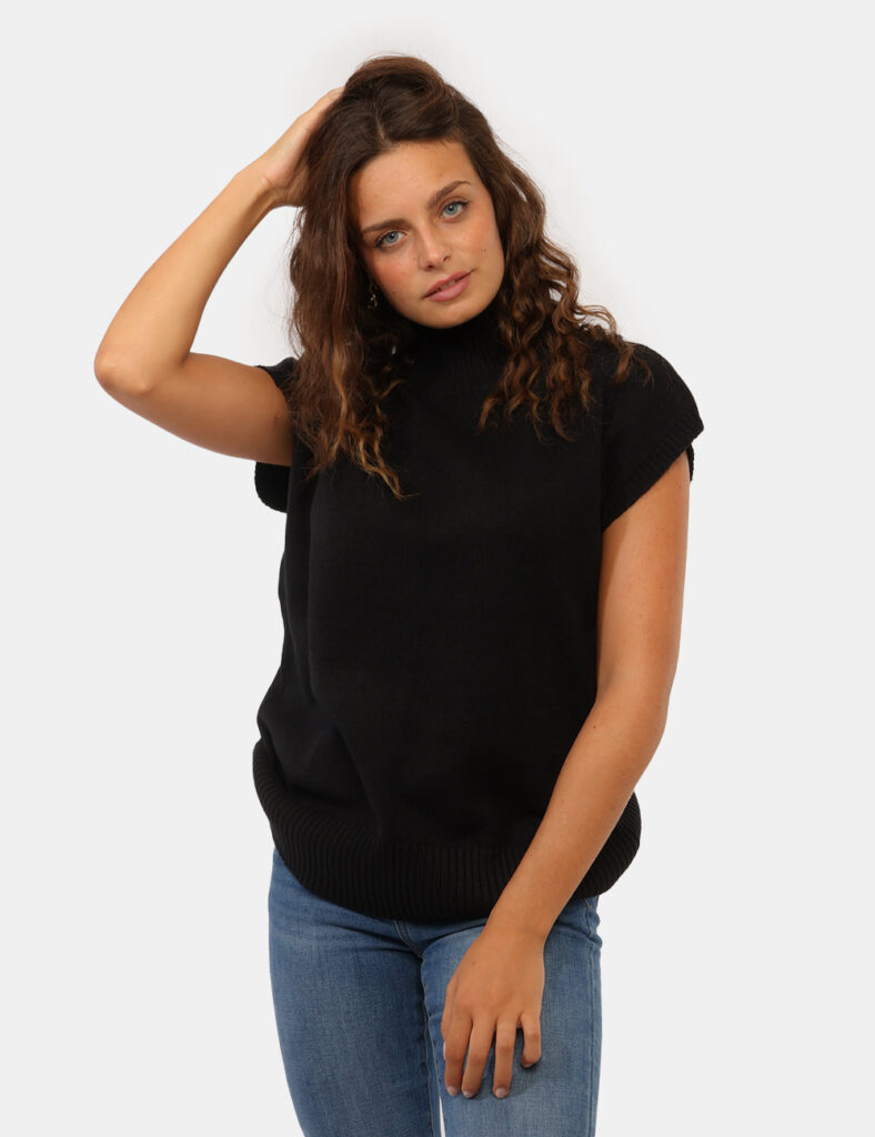 Abbigliamento donna scontato - Gilet Rue De Clerie Nero