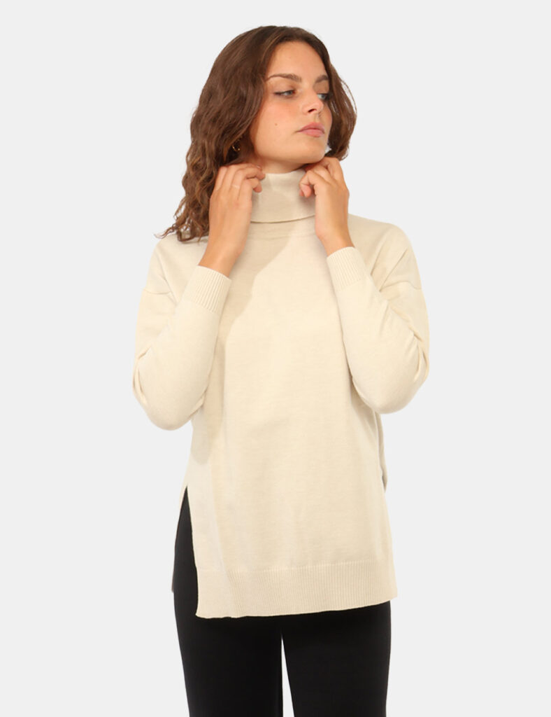 Abbigliamento donna scontato - Maglia Rue De Clerie Beige