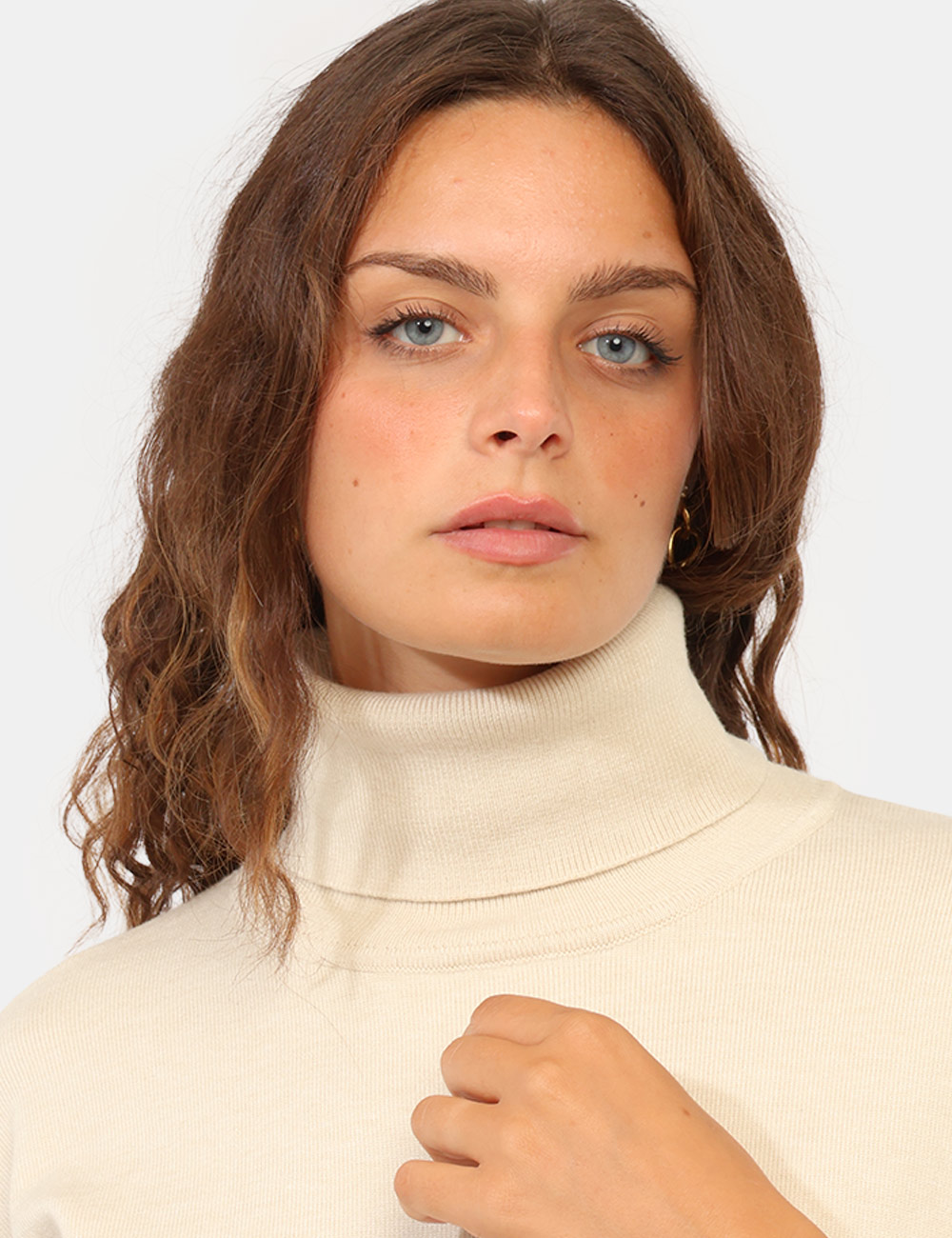 LGI6ML025166D-OC_BEIGE_AI26_4 Maglia Rue De Clerie Beige - Maglia RUE DE CLERIE Beige da donna La Maglia RUE DE CLERIE Beige da donna è un capo versatile
