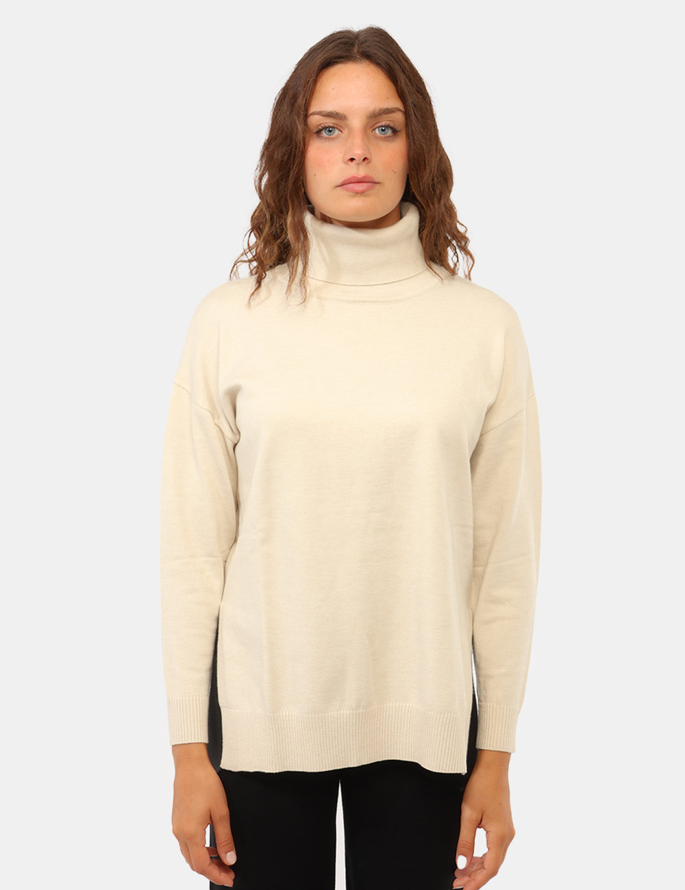 LGI6ML025166D-OC_BEIGE_AI26_6 Maglia Rue De Clerie Beige - Maglia RUE DE CLERIE Beige da donna La Maglia RUE DE CLERIE Beige da donna è un capo versatile
