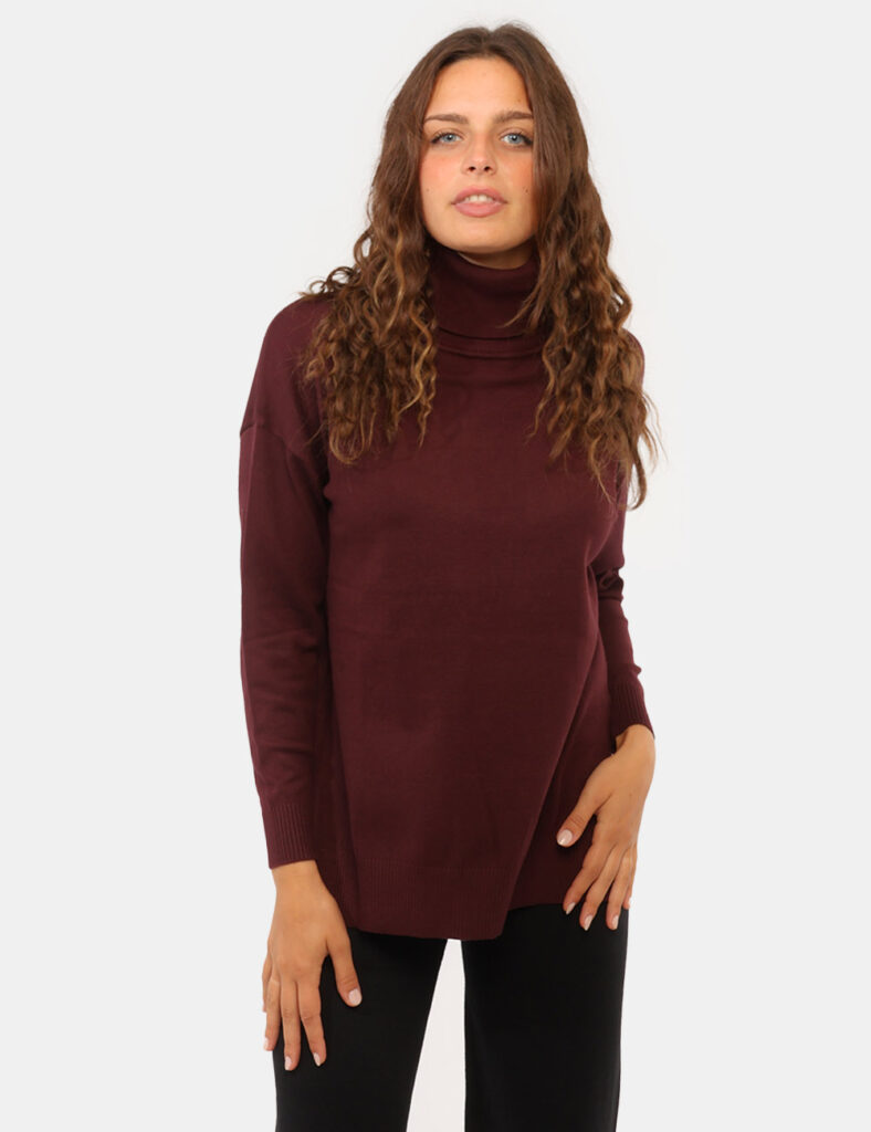 Abbigliamento donna scontato - Maglia Rue De Clerie Bordeaux