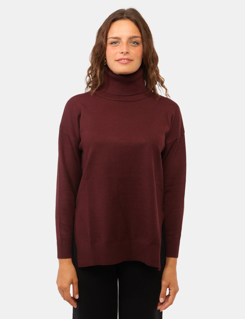 Abbigliamento donna scontato - Maglia Rue De Clerie Bordeaux