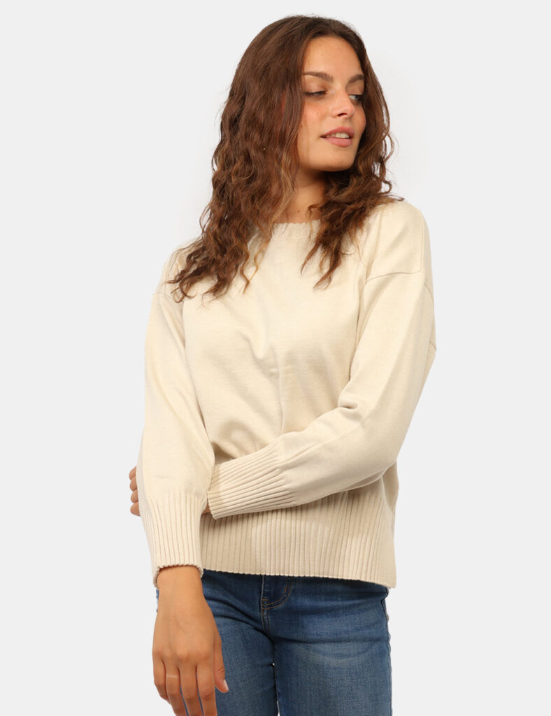Abbigliamento donna scontato - Maglia Rue De Clerie Beige