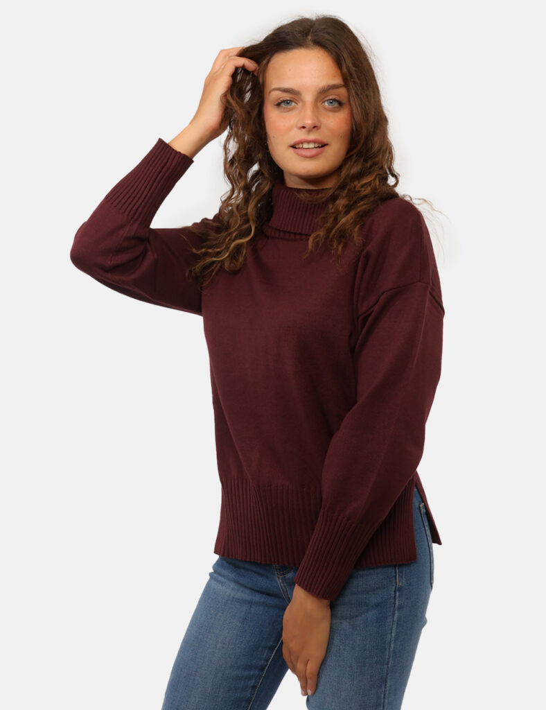 Abbigliamento donna scontato - Maglia Rue De Clerie Bordeaux