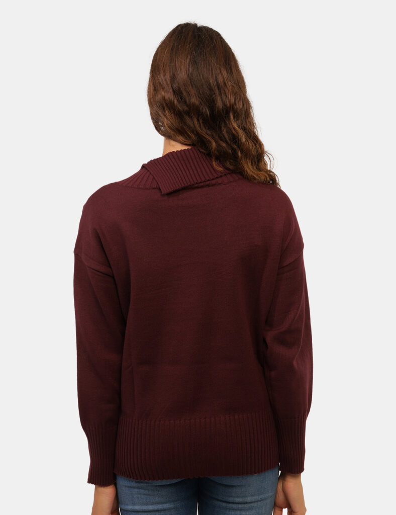 Abbigliamento donna scontato - Maglia Rue De Clerie Bordeaux