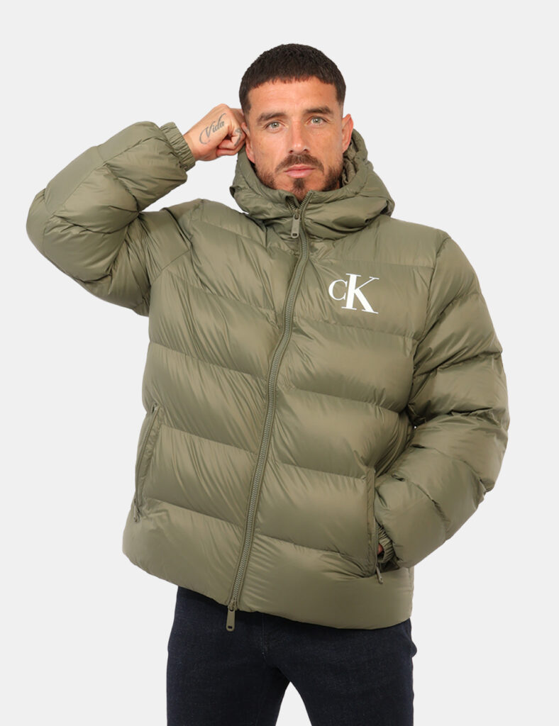 Piumino Calvin Klein Verde