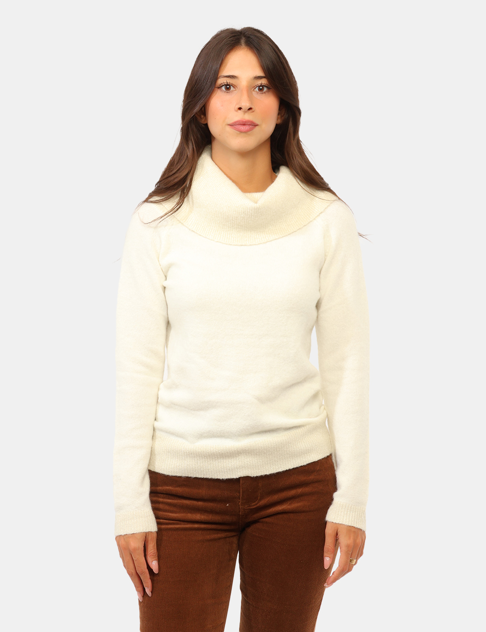 M054-BN00_AVORIO_AI26_5 Maglia Yes Zee Bianca - Maglia YES ZEE Bianca da donna La Maglia YES ZEE Bianca da donna è un capo luminoso e femminile, pen