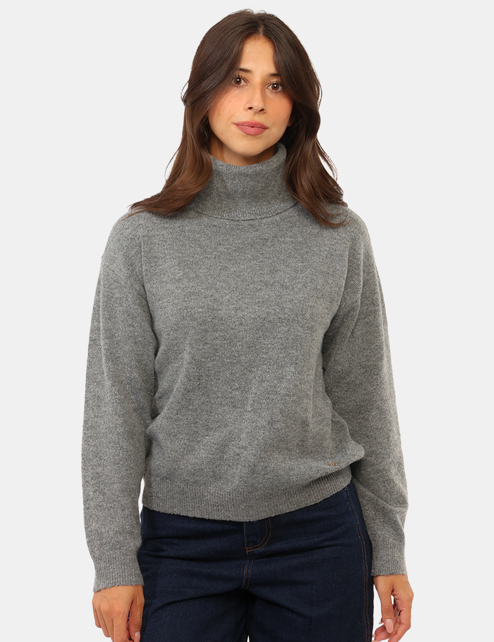 M087-BN00_GRIGIO-MELANGE_AI26_4 Maglia Yes Zee Grigia - Maglia YES ZEE Grigia da donna La Maglia YES ZEE Grigia da donna è un capo versatile e confortevole,