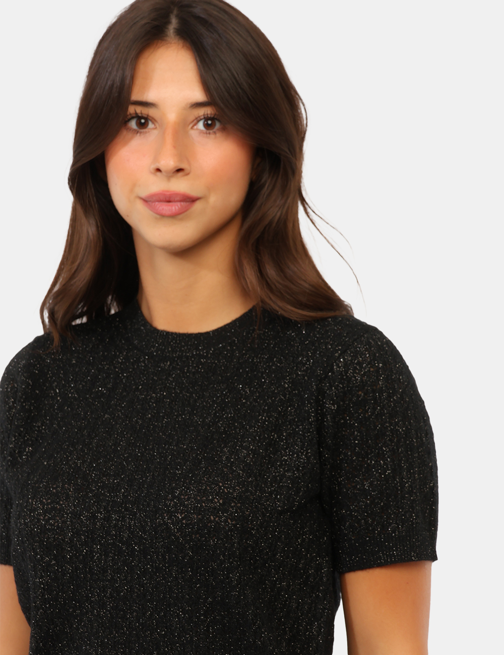 M101-IL00_NERO_AI26_3 Maglia Yes Zee Nera - Maglia YES ZEE Nera da donna La Maglia YES ZEE Nera da donna è un capo femminile e versatile, ideale p