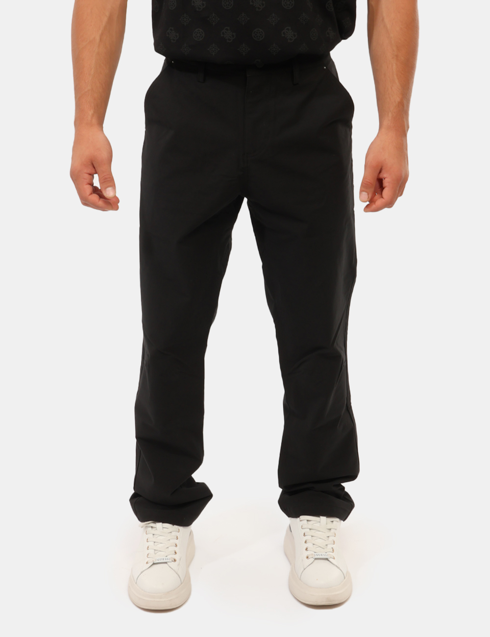 M5YB50-WHEY0-SC_JET-BLACK-A996_AI26_6 Pantalone Guess Nero - Pantalone Guess Nero da uomo Il Pantalone GUESS Nero da uomo è un capo versatile e contemporaneo, ide
