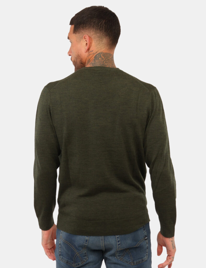 Maglia Gazzarrini Verde 100% Lana Merinos