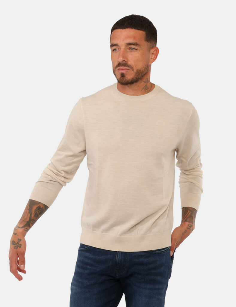 Maglia Gazzarrini Panna 100% Lana Merinos