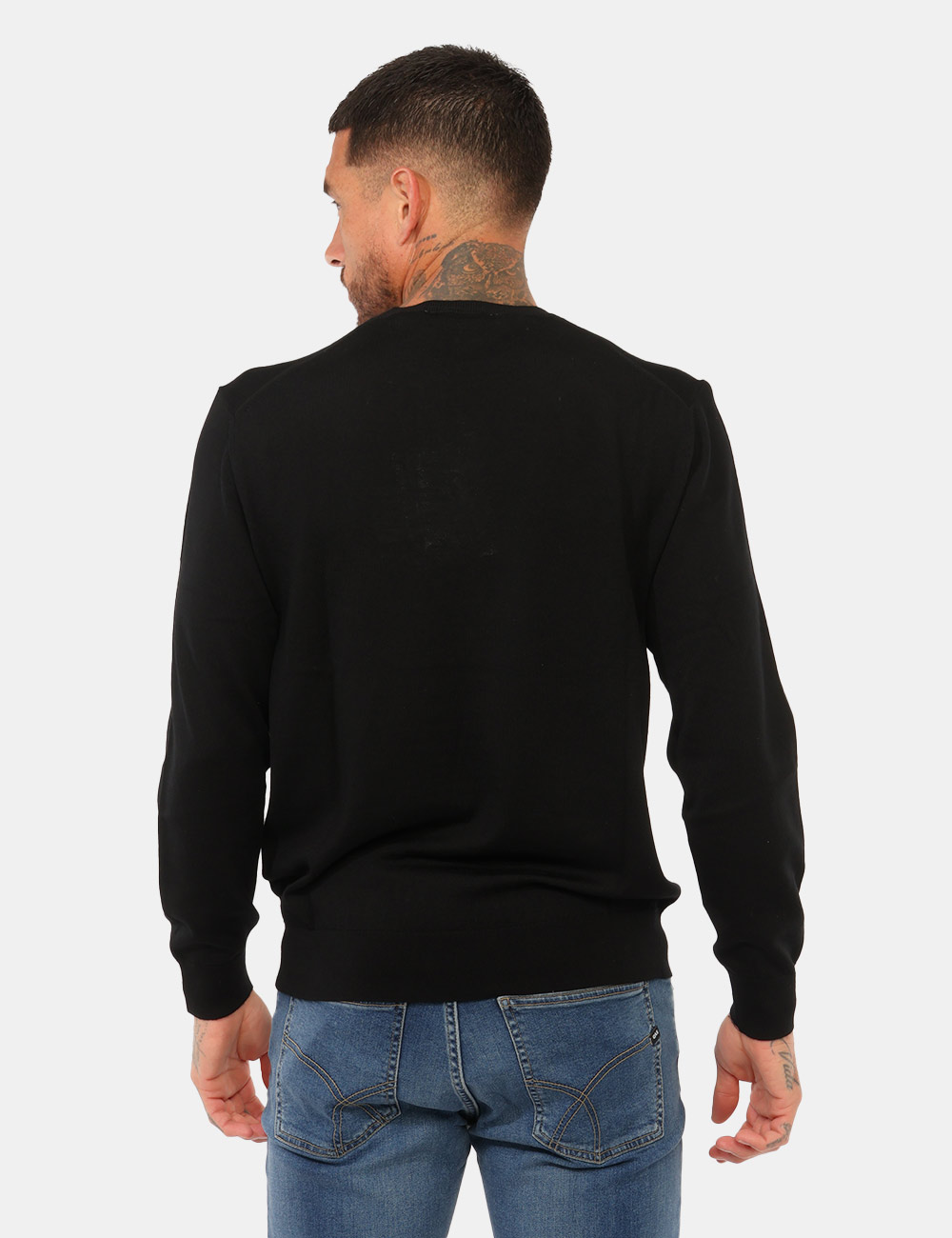 Maglia Gazzarrini Nera 100% Lana Merinos - Maglia GAZZARRINI Nera da uomo La Maglia GAZZARRINI Nera è un capo essenziale e r